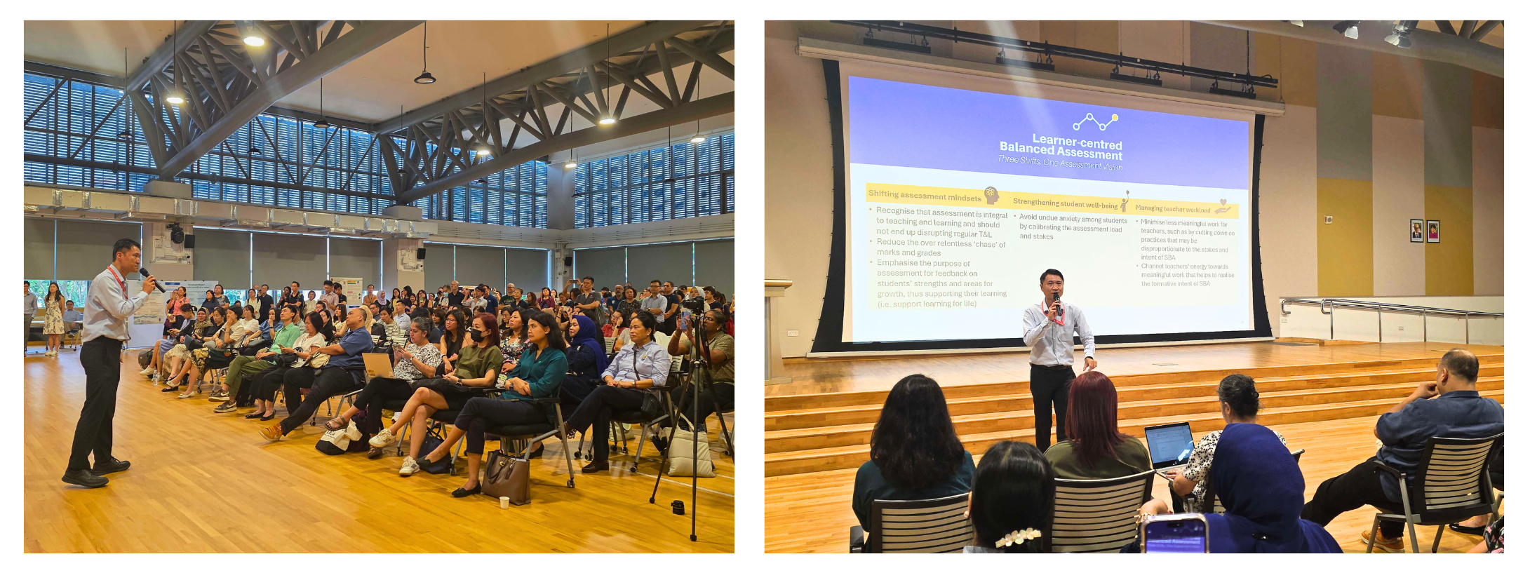 An enlightening speech from Director of Curriculum Policy Office and 21st Century Competencies Office, Mr Sherwin Cheng.